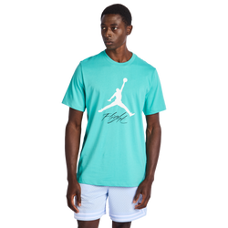 Herren T-Shirts - Jordan Jumpman - Washed Teal-White