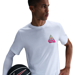 Hombre T-Shirts - Nike Giannis - White-White