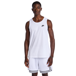 Homme Vestes - Nike Club - White-Black