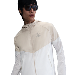 Homme Manteaux blousons - Nike Swoosh Air Run - White-Lt Orewood Brn