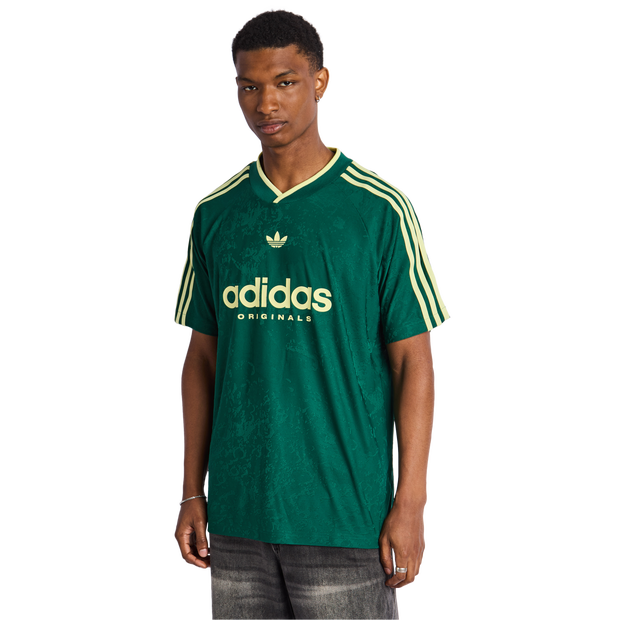 Adidas Football Uomo - Magliette Verde - Taglia XS - Poly Jersey