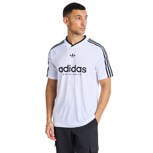 Adidas Football Uomo - Magliette Bianco - Taglia XL - Poly Jersey