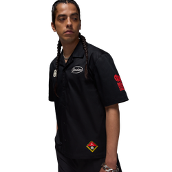 Men T-Shirts - Jordan Q54 - Black-Tour Yellow-Chile Red