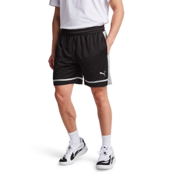 Men Shorts - Puma Scoot - Black-Gray Echo