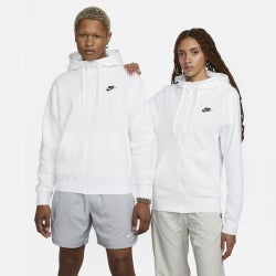 Men Hoodies - Nike Club Fleece - Game Royal-White