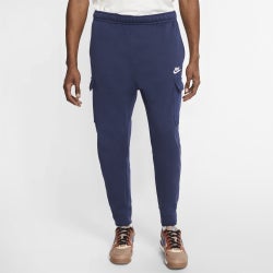 Nike navy blue joggers sale