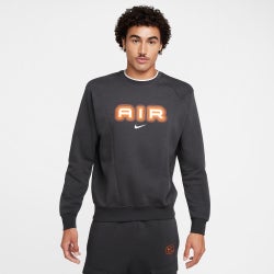 Herren Sweatshirts - Nike Air - Anthracite-Safety Orange