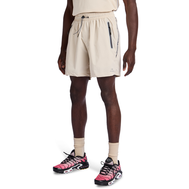 Image of Project X Paris Utility male Pantaloncini - Beige - Poly Woven - Foot Locker035