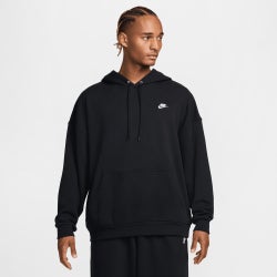 Men Hoodies - Nike Club - Black-Black