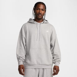 Uomo Hoodies - Nike Club - Dark Grey Heather-Light Smoke Grey