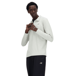 Herren T-Shirts - New Balance Space Dye 1/4 Zip - Grey-Grey