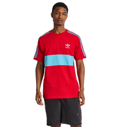 Herren T-Shirts - adidas Aop - Better Scarlet-Preloved Blue