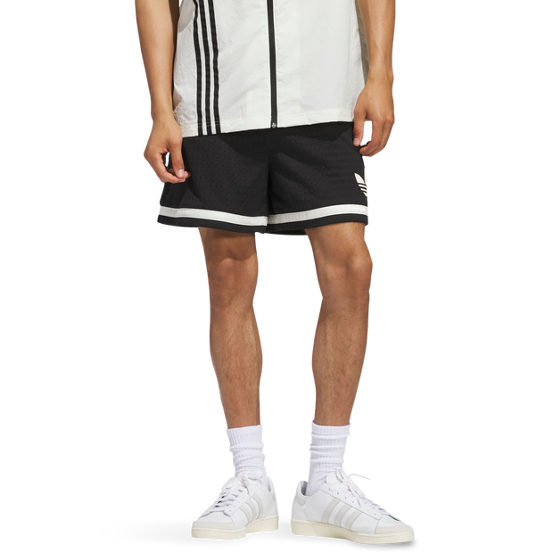 Adidas Bball Uomo - Pantaloncini Nero - Taglia XS - Poly Mesh