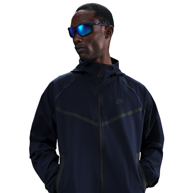 Image of Nike Tech Woven male Felpe con cappuccio - Blu - Foot Locker035