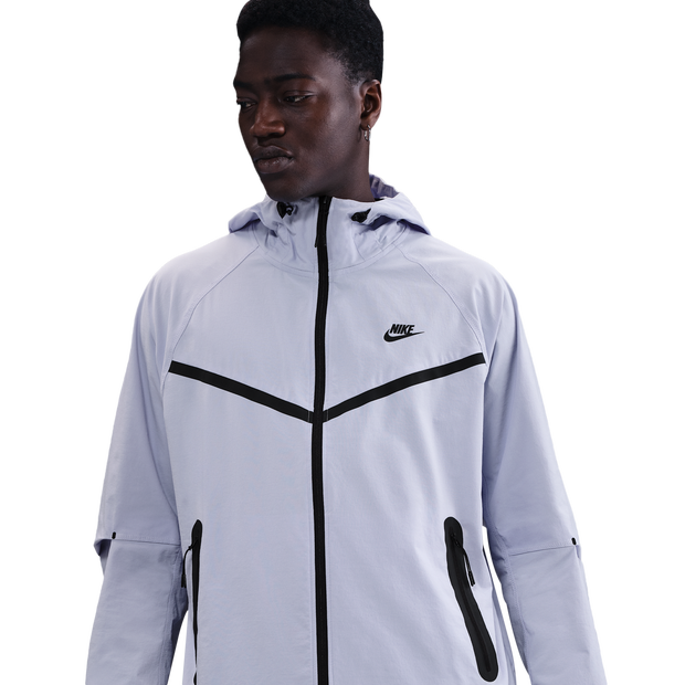 Image of Nike Tech Woven male Felpe con cappuccio - Blu - Foot Locker035