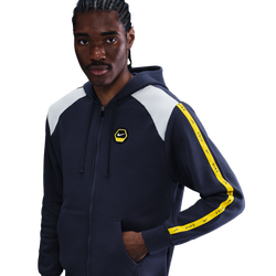 Men Hoodies - Nike Swoosh Air - Midnight Navy-Pure Platinum