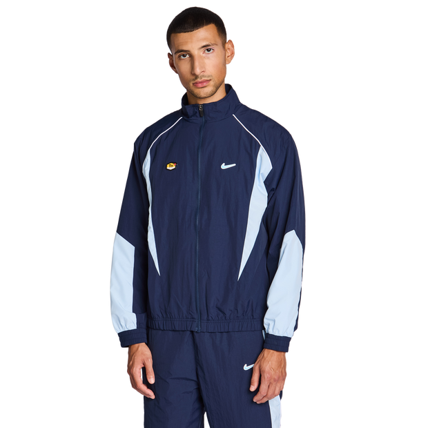 Nike Tuned Uomo - Felpe con cappuccio Blu - Taglia XL - Pile di cotone