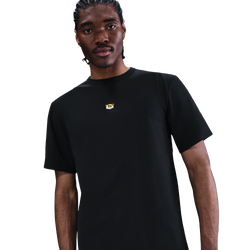 Men T-Shirts - Nike Tuned Sportswear T-Shirt - Black-University Red