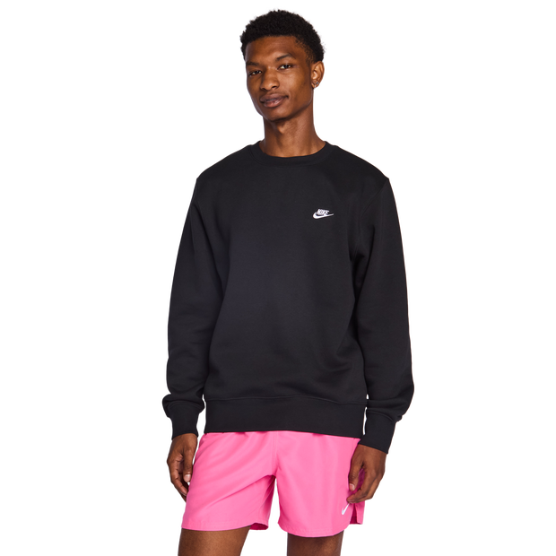 Image of Nike Club male Felpe - Nero - Foot Locker035