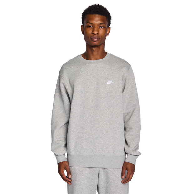 Image of Nike fleece male Felpe con cappuccio - Grigio - Foot Locker035