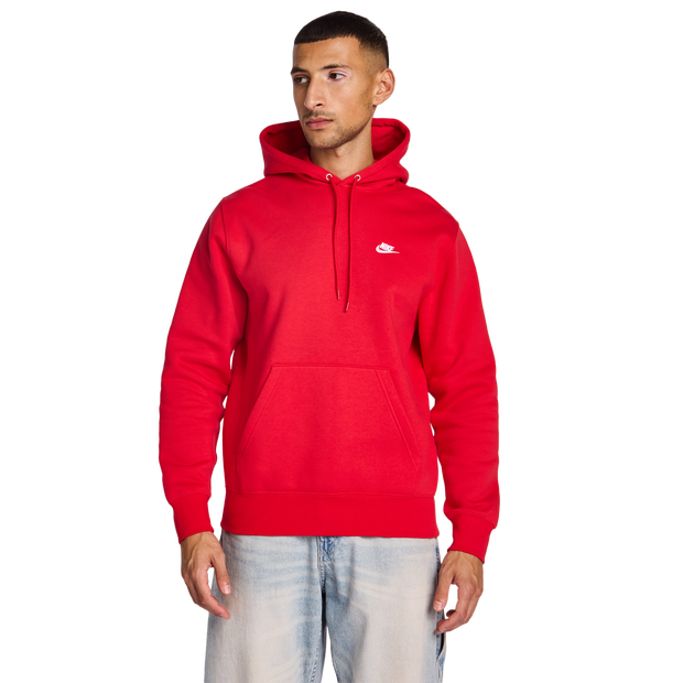 Nike fleece Hombre Sudaderas - Rojo - Talla XS