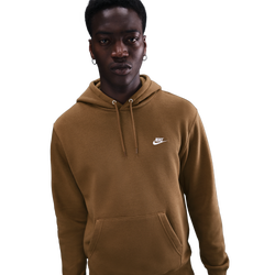 Uomo Hoodies - Nike Club Fleece - Mosswood Brown-Mosswood Brown