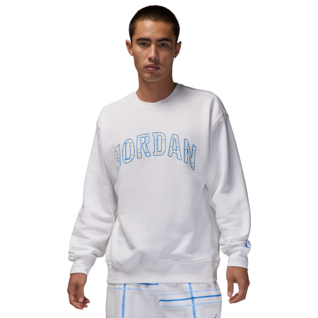 Image of Jordan Essentials male Felpe - Bianco - Jersey di cotone - Foot Locker035