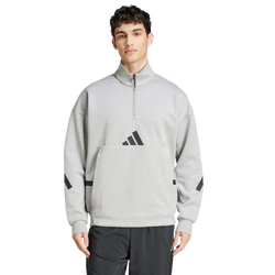 Herren Sweatshirts - adidas Z.N.E. - Medium Grey Heather-Medium Grey Heather