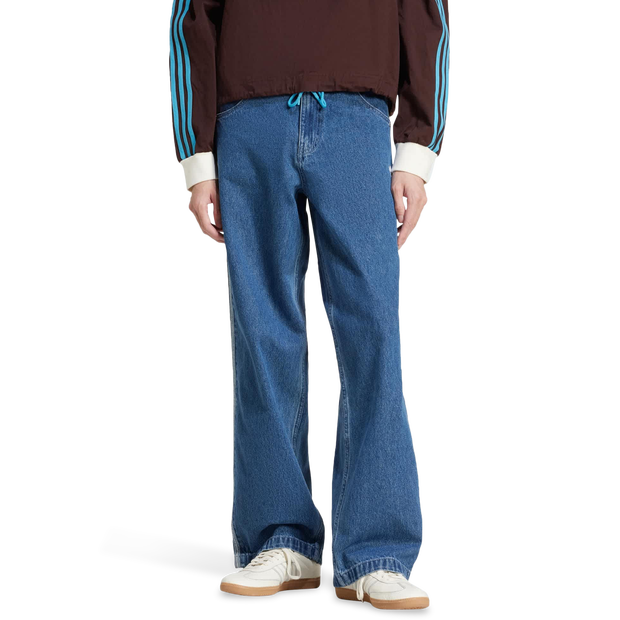 Adidas Originals Adicolor Denim Firebird Pants, Blue