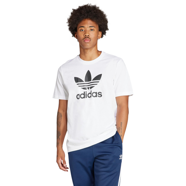 Image of Adidas Trefoil male Magliette - Bianco - Foot Locker035