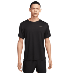 Uomo T-Shirts - Nike Miler - Black-Reflective Silv