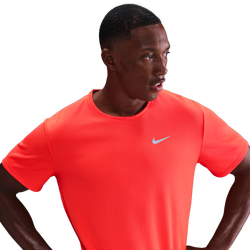 Uomo T-Shirts - Nike Miler - Bright Crimson-Reflective Silv