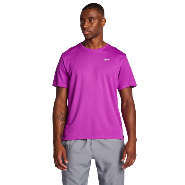 Image of Nike Miler male Magliette - Viola - Poly Jersey - Foot Locker035