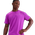 Nike Miler - Men T-Shirts Vivid Purple-Reflective Silv