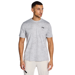 Heren T-Shirts - Under Armour Tech Pixelate - Halo Gray-Black