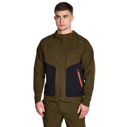 Men Track Tops - Under Armour Unstoppable - Expedition Green-Black