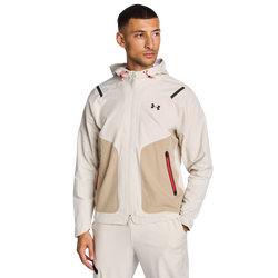 Herren Track Tops - Under Armour Unstoppable - Summit White-Black