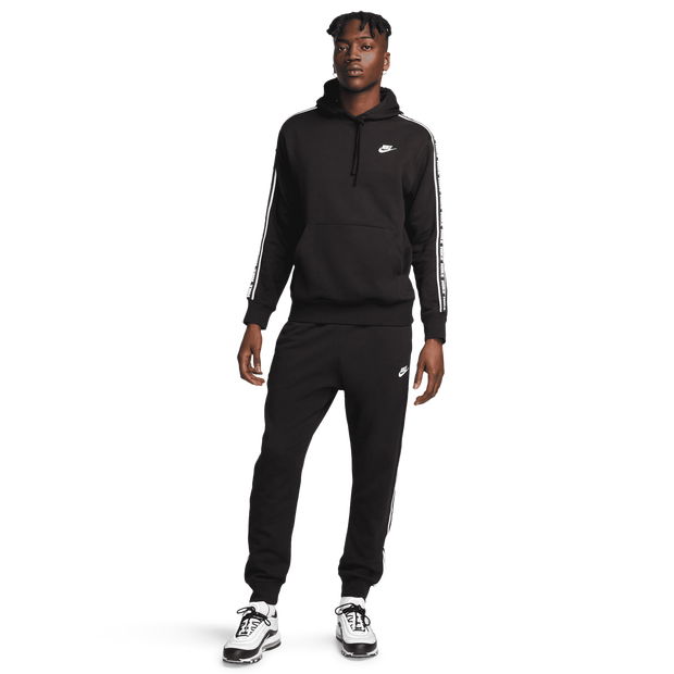Image of Nike Club male Tute da ginnastica - Nero - Jersey di cotone - Foot Locker035