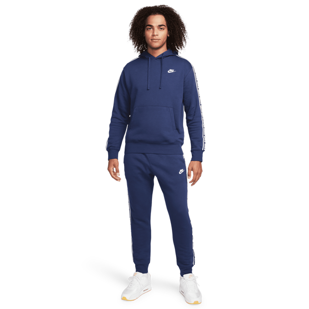 Image of Nike Club male Tute da ginnastica - Blu - Jersey di cotone - Foot Locker035
