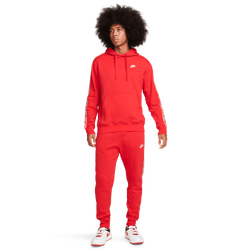 Herren Tracksuits - Nike Club - University Red-White