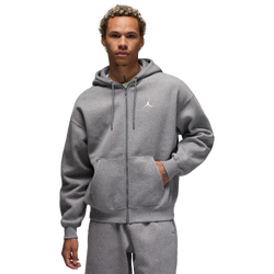 Herren Hoodies - Jordan Brooklyn - Carbon Heather-Sail