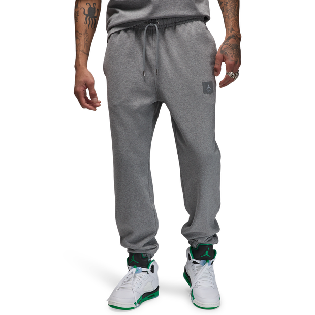 Image of Jordan Flight male Pantaloni - Grigio - Jersey di cotone - Foot Locker035