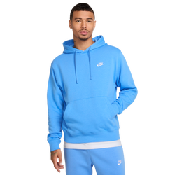 Men Hoodies - Nike Sportswear Club Fleece Pullover Hoodie - University Blue