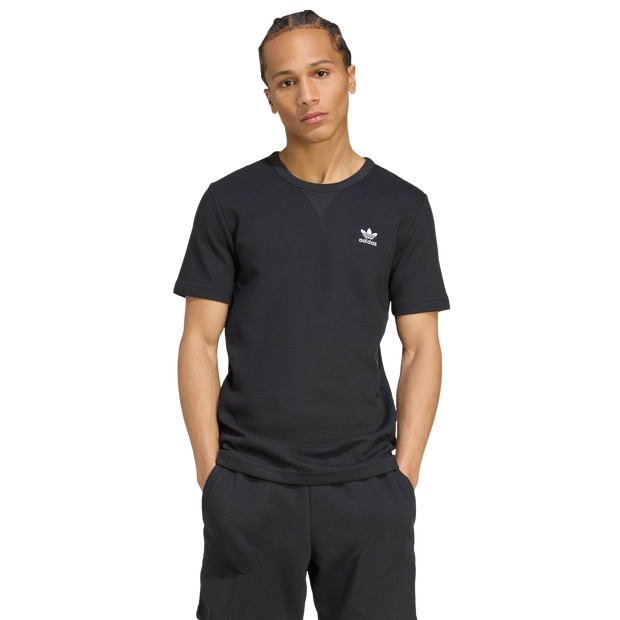 Adidas Essentials Homme - T-Shirts, Noir - Taille XS - Jersey de coton