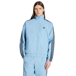 Uomo Track Tops - adidas Firebird - Ash Blue-Black