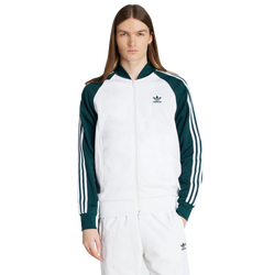 Uomo Track Tops - adidas Adicolor Classics Superstar Track Top - White-Aurora Ivy-White