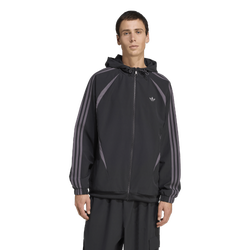 Men Track Tops - adidas Archive - Black-Grey Strata