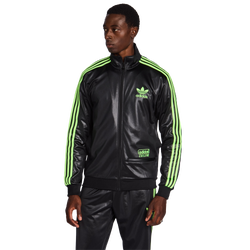 Herren Track Tops - adidas Chile 62 OG Track Top - Black-Signal Green
