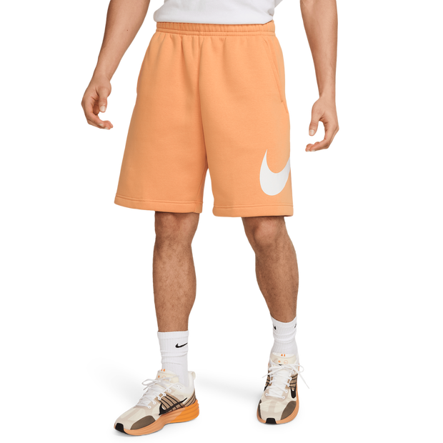 Image of Nike Club Graphic male Pantaloncini - Arancione - Jersey di cotone - Foot Locker035