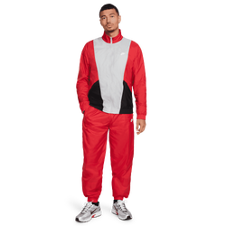 Men Tracksuits - Nike Club - University Red-Black